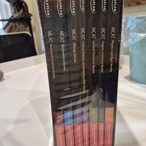 Kaplan MCAT 7-Book Review Set with Multicolor Spines